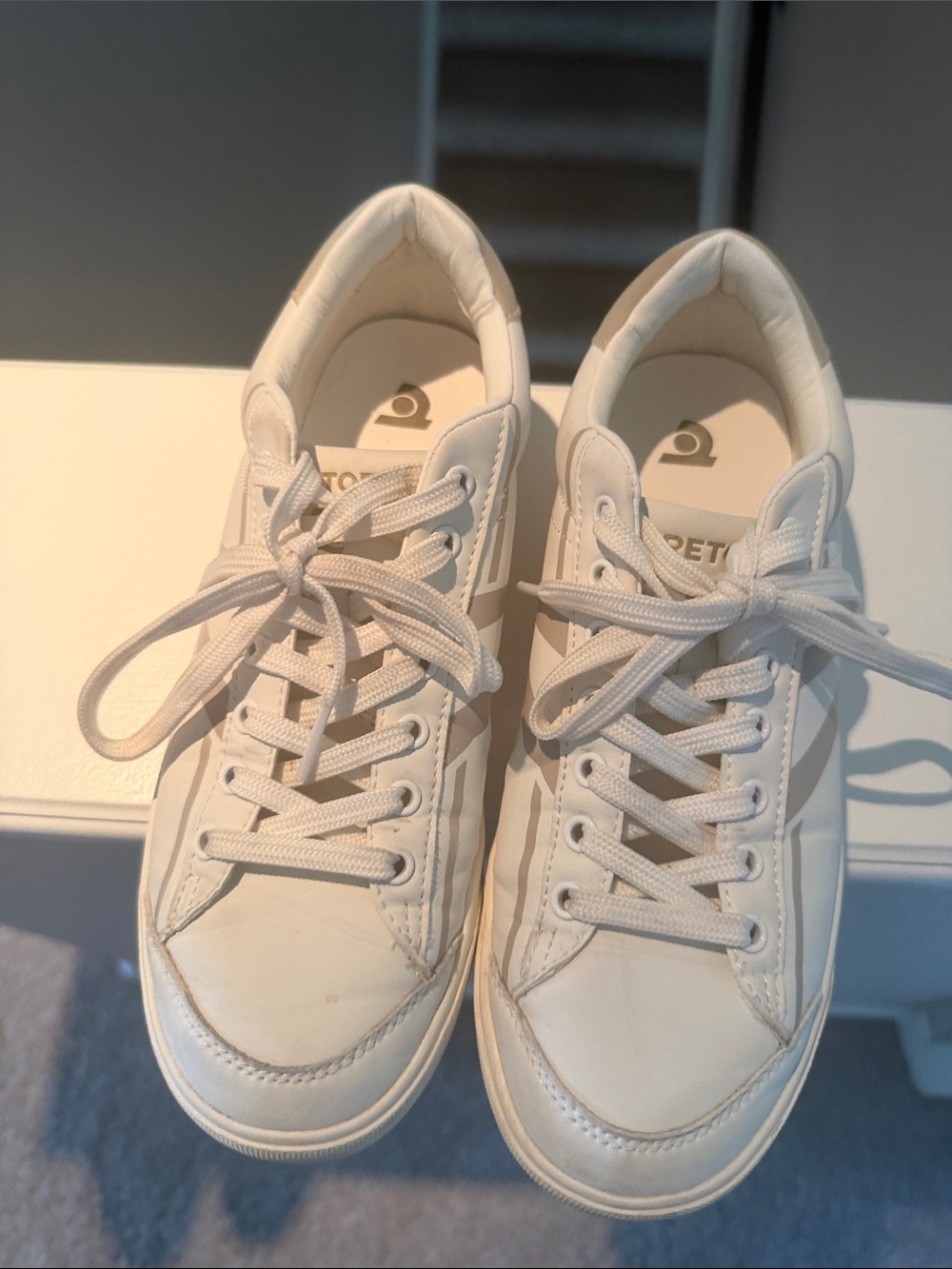 Tretorn White Low-Top Sneakers